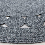 Safavieh Cape Cod 5'-0" x 5'-0" Rug in Charcoal