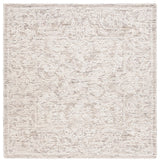 Safavieh Abstract 6'-0" x 6'-0" Rug in Ivory / Brown