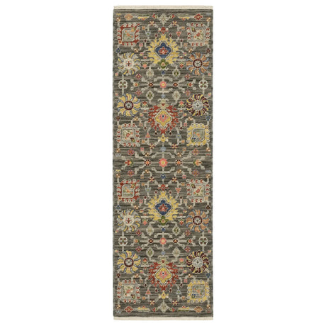 Oriental Weavers Lucca 8111K Grey/ Multi Rug - runner
