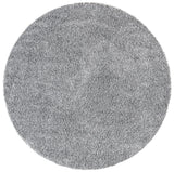 Safavieh Evolution Shag 500 6'-7" x 6'-7" Rug in Grey