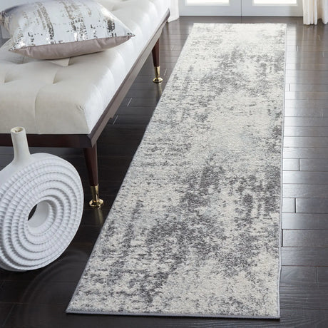 Safavieh Tulum 2'-0" x 9'-0" Rug in Ivory / Charcoal