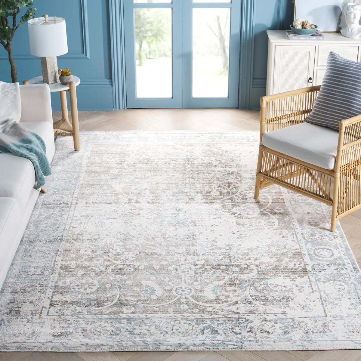 Safavieh Mirage 6'-0" x 9'-0" Rug in Blue / Charcoal