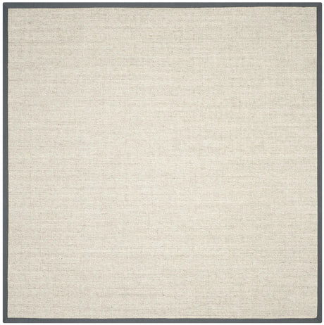 Safavieh Natural Fiber 7'-0" x 7'-0" Rug in Marble / Grey