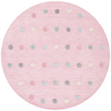 Safavieh Safavieh Kids 5'-0" x 5'-0" Rug in Light Pink