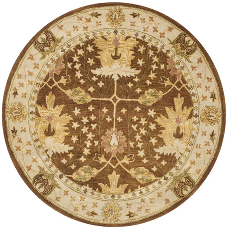 Safavieh Antiquity 6'-0" x 6'-0" Rug in Brown / Beige