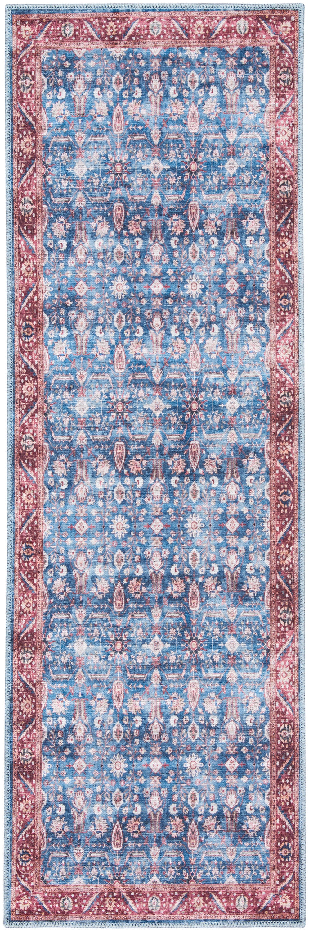 Nourison Grand Washables Grw06 Blue Brick Area Rug