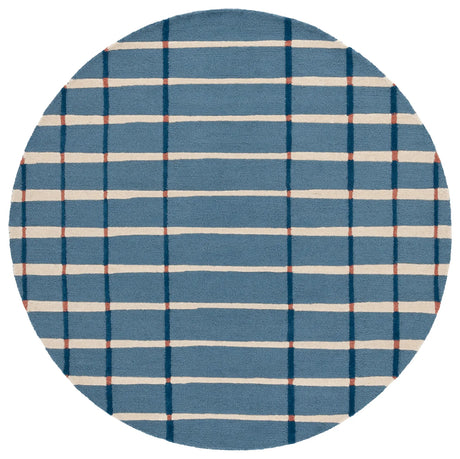 Safavieh Genre 6'-0" x 6'-0" Rug in Blue / Ivory