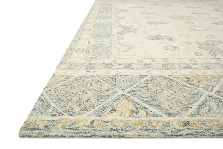 Loloi Norabel Nor-01 Ivory/Slate Rugs - rug corner