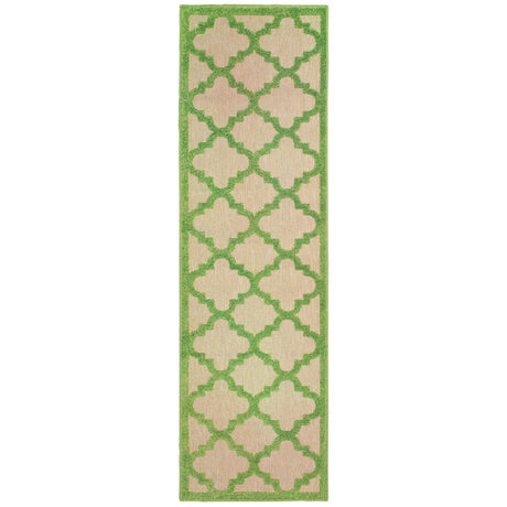 Oriental Weavers Sphinx Cayman 660F9 Sand / Green Rugs - runner