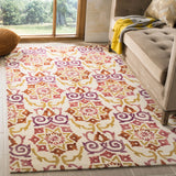 Safavieh Suzani 5'-0" x 8'-0" Rug in Ivory / Rust