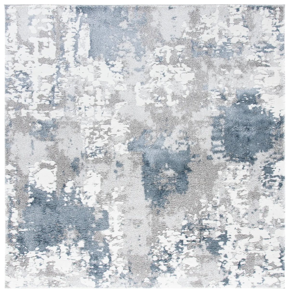 Safavieh Century 300 6'-7" x 6'-7" Rug in Grey / Blue