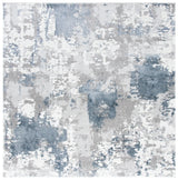 Safavieh Century 300 6'-7" x 6'-7" Rug in Grey / Blue