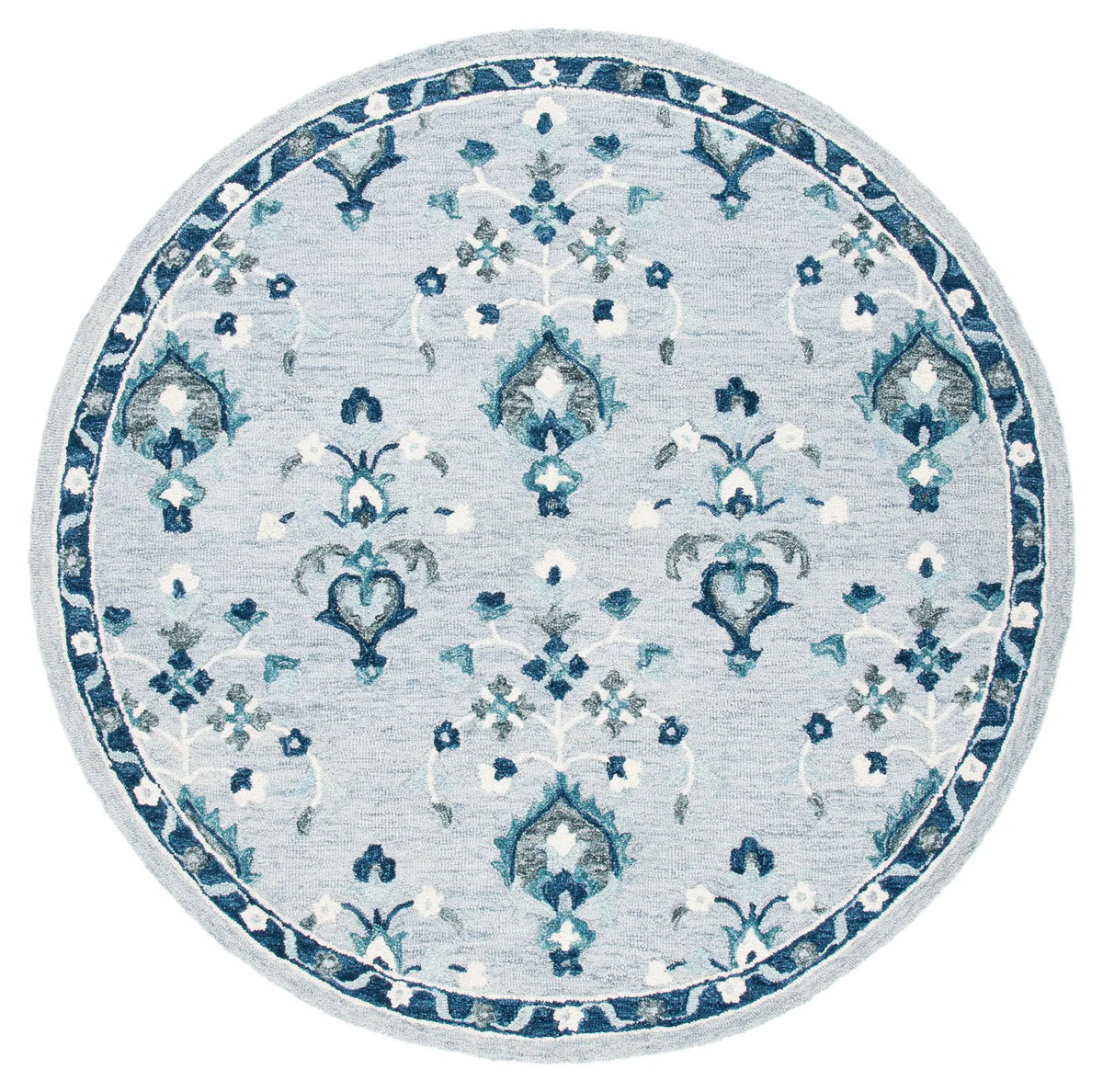 Safavieh Metro 6'-0" x 6'-0" Rug in Blue / Ivory