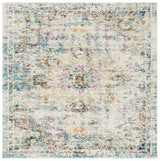 Safavieh Madison 6'-7" x 6'-7" Rug in Grey / Gold