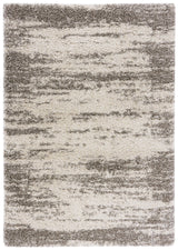 Safavieh Hudson Shag 4'-0" x 6'-0" Rug in Ivory / Grey