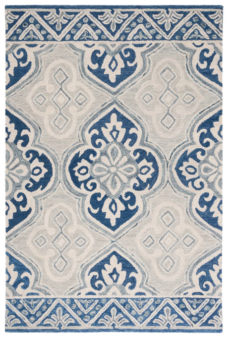 Safavieh Aspen 4'-0" x 6'-0" Rug in Blue / Ivory