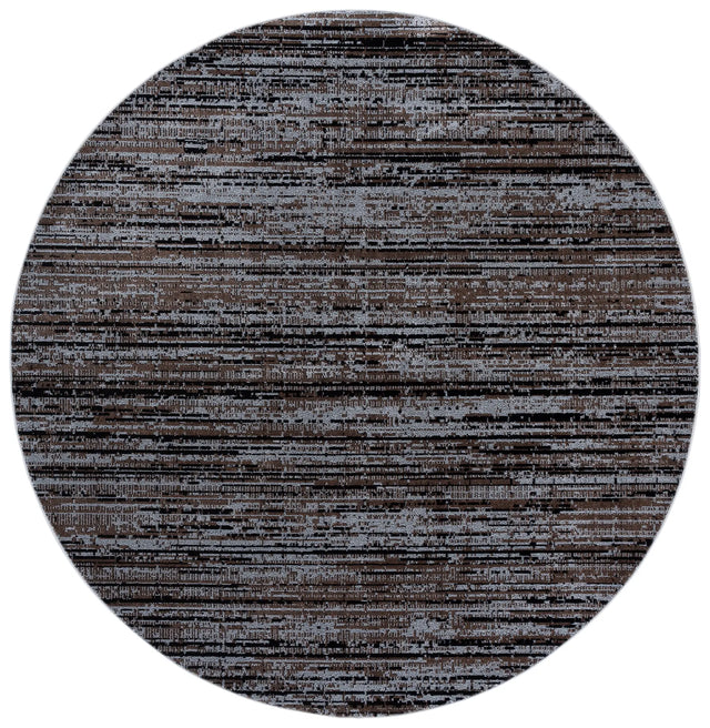 Safavieh Mila 6'-7" x 6'-7" Rug in Brown / Ivory Black