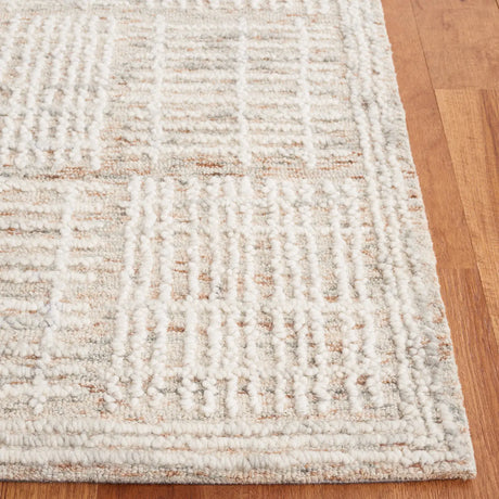 Safavieh Abstract 4'-0" x 6'-0" Rug in Brown / Ivory