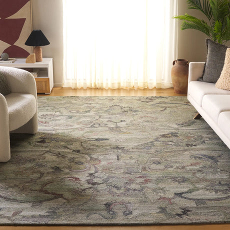 Safavieh Anatolia 10'-0" x 14'-0" Rug in Sage / Beige