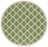 Safavieh Courtyard 7'-10" x 7'-10" Rug in Green / Beige