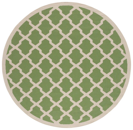 Safavieh Courtyard 7'-10" x 7'-10" Rug in Green / Beige