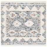 Safavieh Manhattan 6'-0" x 6'-0" Rug in Ivory / Blue