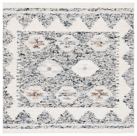 Safavieh Manhattan 6'-0" x 6'-0" Rug in Ivory / Blue
