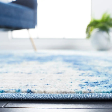 Safavieh Jasper 100 4'-0" x 6'-0" Rug in Aqua / Ivory