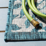 Safavieh Courtyard 4'-5" x 6'-5" Rug in Grey / Blue