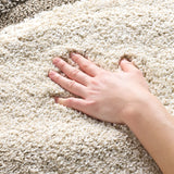 Safavieh Florida Shag 4'-0" x 6'-0" Rug in Brown / Ivory
