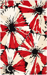 Safavieh Soho 3'-6" x 5'-6" Rug in Black / Red