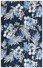 Safavieh Malibu 4'-0" x 6'-0" Rug in Black / Blue