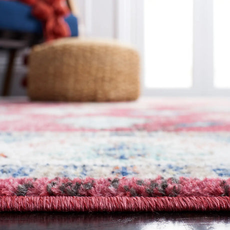 Safavieh Phoenix 500 4'-5" x 6'-5" Rug in Red