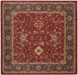 Safavieh Mahal 6'-7" x 6'-7" Rug in Red / Navy