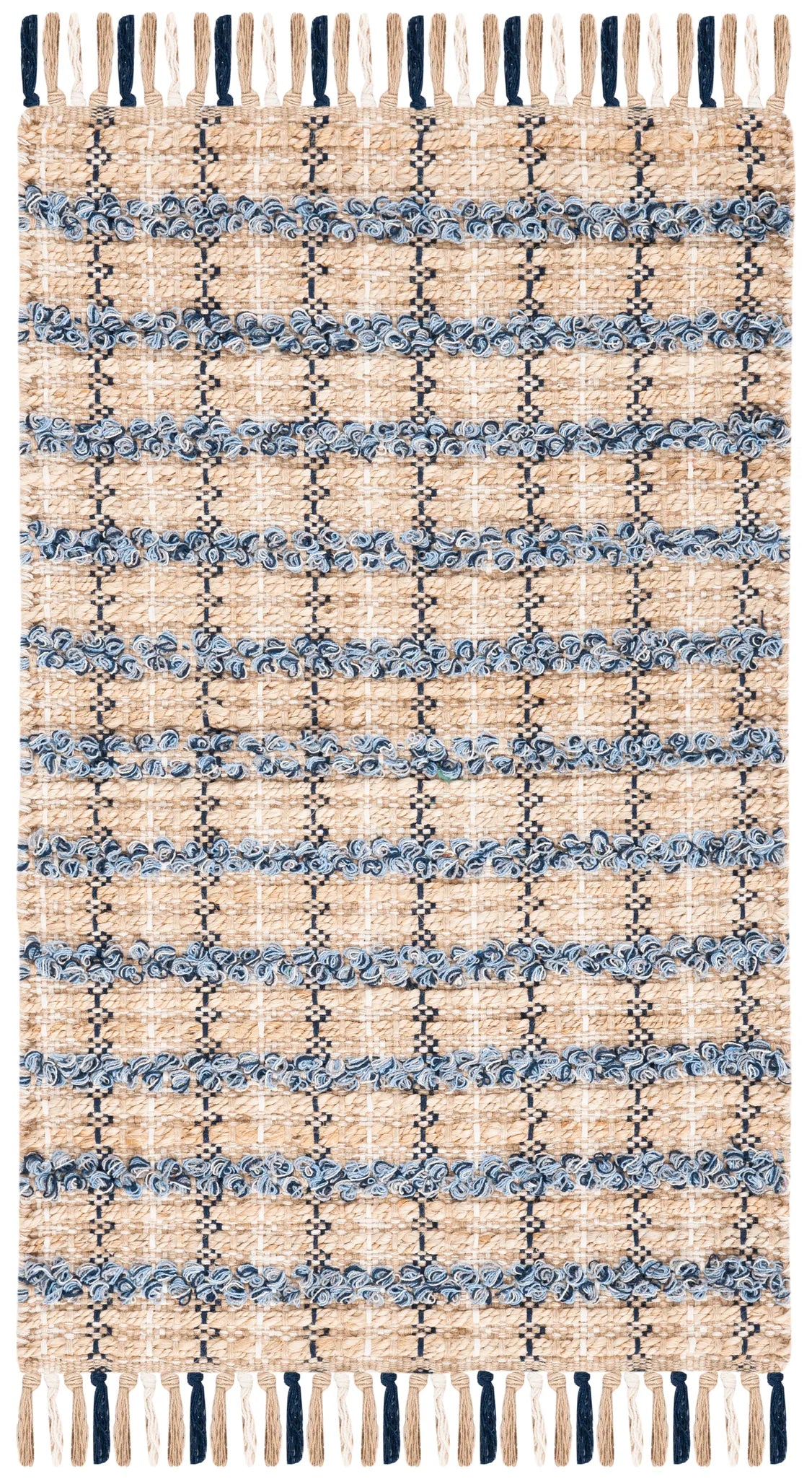 Safavieh Cape Cod 2'-3" x 3'-9" Rug in Blue / Natural