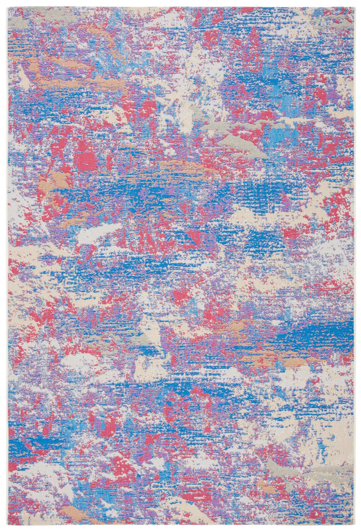 Safavieh Summer 4'-0" x 6'-0" Rug in Blue / Red
