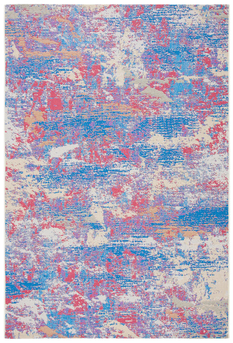 Safavieh Summer 4'-0" x 6'-0" Rug in Blue / Red
