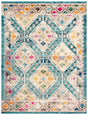 Safavieh Madison 10'-0" x 14'-0" Rug in Dark Blue / Yellow
