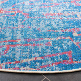 Safavieh Summer 6'-7" x 6'-7" Rug in Blue / Red