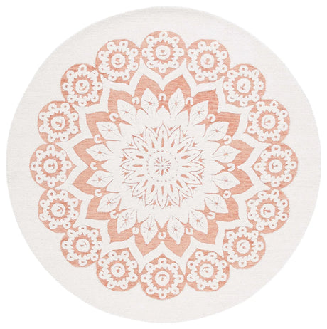 Safavieh Blossom 6'-0" x 6'-0" Rug in Ivory / Pink