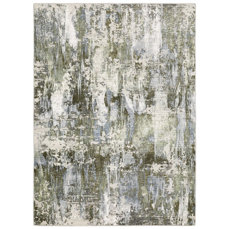 Oriental Weavers Sphinx Caravan 2060F Green/ Blue Rugs - main flat