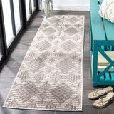 Safavieh Global 2'-2" x 8'-0" Rug in Grey / Ivory