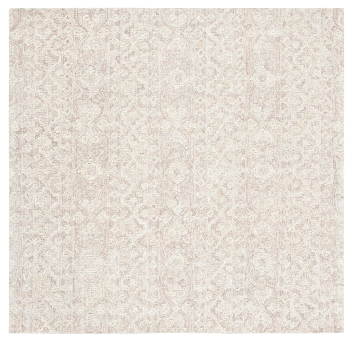 Safavieh Abstract 6'-0" x 6'-0" Rug in Beige / Light Brown
