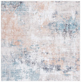 Safavieh Santa Monica 6'-0" x 6'-0" Rug in Ivory / Rust