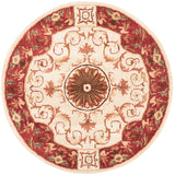 Safavieh Empire 3'-6" x 3'-6" Rug in Ivory / Red