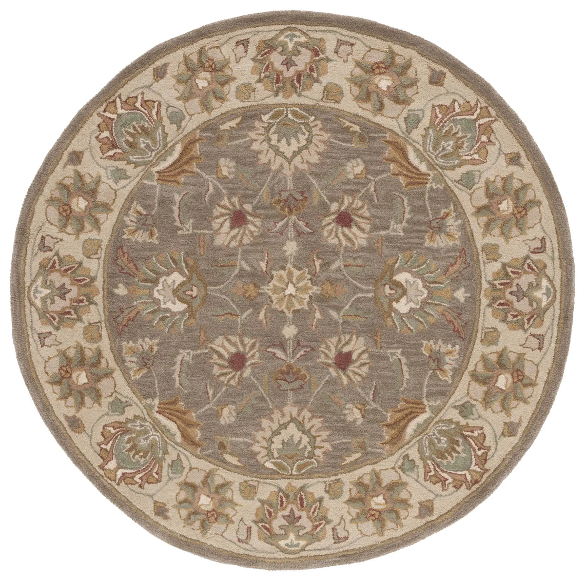 Safavieh Heritage 5'-0" x 5'-0" Rug in Brown / Ivory