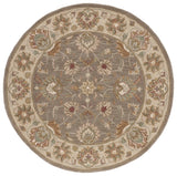 Safavieh Heritage 5'-0" x 5'-0" Rug in Brown / Ivory