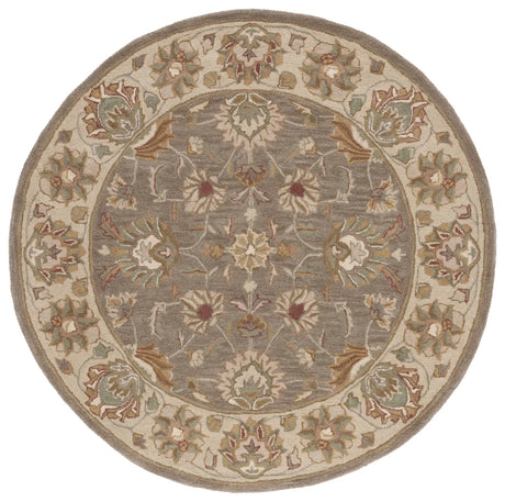 Safavieh Heritage 5'-0" x 5'-0" Rug in Brown / Ivory