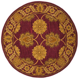 Safavieh Heritage 6'-0" x 6'-0" Rug in Maroon