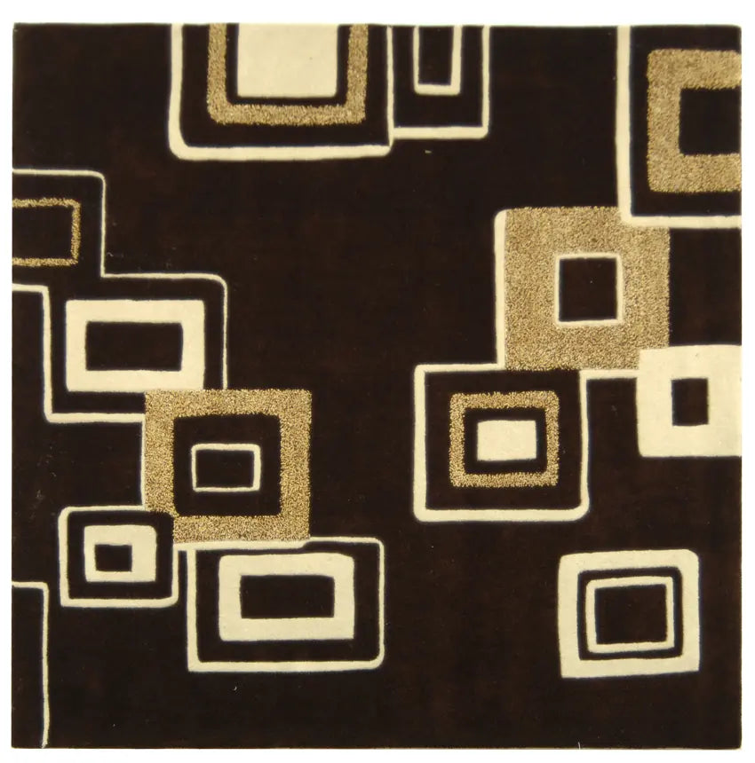 Safavieh Soho 6'-0" x 6'-0" Rug in Brown / Beige